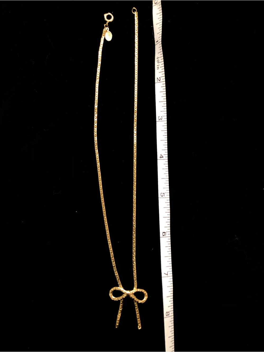 Vintage Avon 80s Bow Necklace🎀 - Picture 2 of 5
